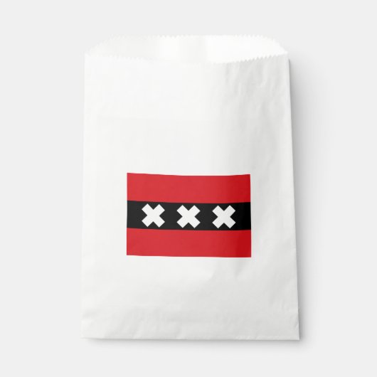 Vlag van Amsterdam Bedankzakje (Voorkant)