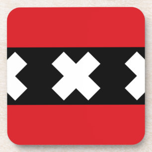 Vlag van Amsterdam Bier Onderzetter