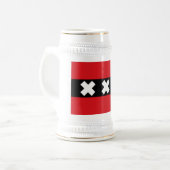 Vlag van Amsterdam Bierpul (Voorkant links)