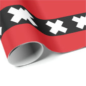 Vlag van Amsterdam Cadeaupapier (Rol Hoek)