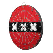 Vlag van Amsterdam Dartbord (Voorkant Rechts)