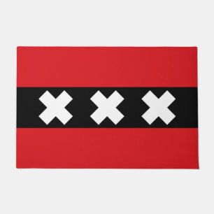 Vlag van Amsterdam Deurmat