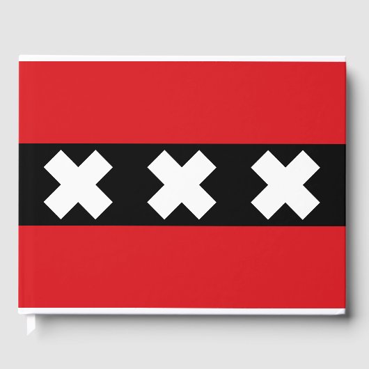 Vlag van Amsterdam Gastenboek (Voorkant)