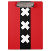 Vlag van Amsterdam Klembord (Voorkant)