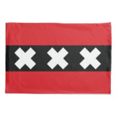 Vlag van Amsterdam Kussensloop (Achterkant)