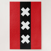 Vlag van Amsterdam Legpuzzel (Verticaal)