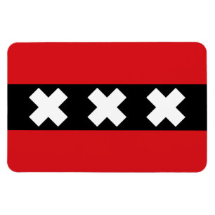 vlag van Amsterdam Magneet