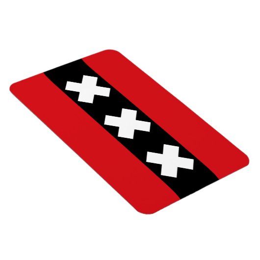 vlag van Amsterdam Magneet (Rechterzijde)