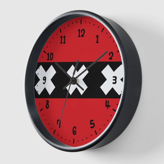 Vlag van Amsterdam, Nederland (Hoek)