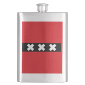 Vlag van Amsterdam, Nederland Flacon (Voorkant)