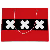 Vlag van Amsterdam, Nederland Groot Cadeauzakje (Voorkant)