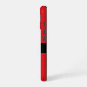 Vlag van Amsterdam, Nederland iPhone 16 Hoesje (Linkerkant)
