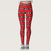 Vlag van Amsterdam, Nederland Leggings (Voorkant)