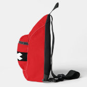 Vlag van Amsterdam, Nederland Sling Bag (Rechts)