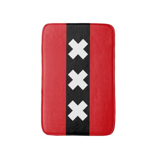 Vlag van Amsterdam, Nederlandse badkamer Mat (Voorkant Verticaal)