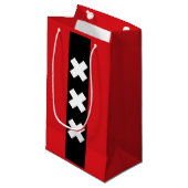 Vlag van Amsterdam, Nederlandse kleine cadeautas (Voorkant Gekanteld)