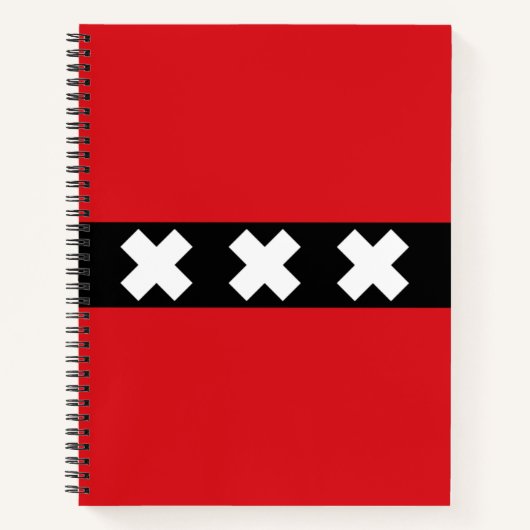 Vlag van Amsterdam Notitieboek (Voorkant)
