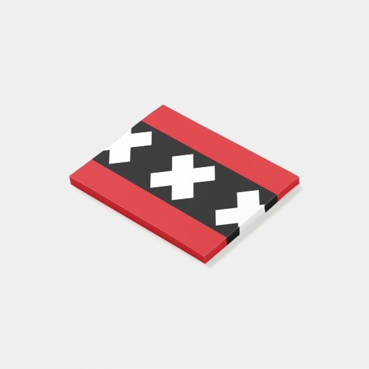 Vlag van Amsterdam Post-it® Notes (Schuin)
