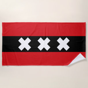 Vlag van Amsterdam Strandlaken