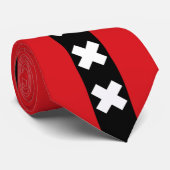 Vlag van Amsterdam Stropdas (Opgerold)