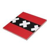 Vlag van Amsterdam Tegeltje (Zijkant)