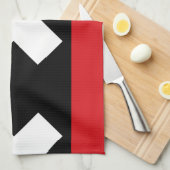 Vlag van Amsterdam Theedoek (Quarter Fold)