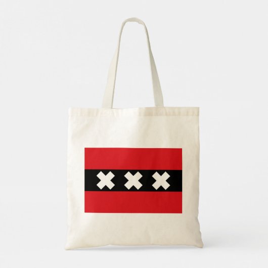 Vlag van Amsterdam Tote Bag (Achterkant)
