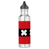 Vlag van Amsterdam Waterfles (Links)