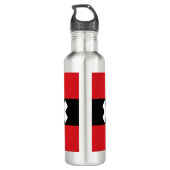 Vlag van Amsterdam Waterfles (Achterkant)