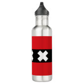 Vlag van Amsterdam Waterfles (Rechts)