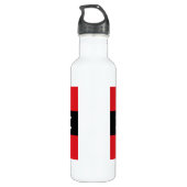 Vlag van Amsterdam Waterfles (Achterkant)