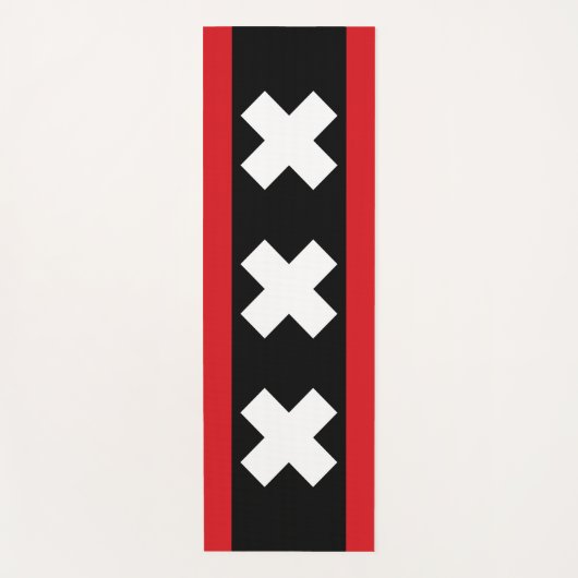 Vlag van Amsterdam Yogamat (Voorkant)