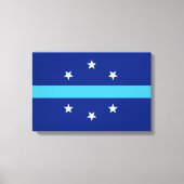 Vlag van Anaheim (Californië, VS) Canvas Afdruk (Voorkant)