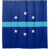 Vlag van Anaheim (Californië, VS) Douchegordijn (Voorkant)