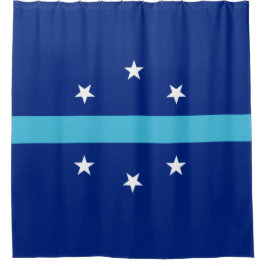 Vlag van Anaheim (Californië, VS) Douchegordijn