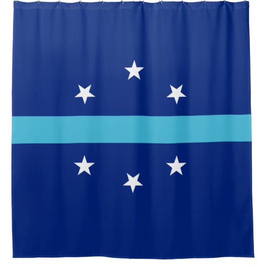 Vlag van Anaheim (Californië, VS) Douchegordijn (Voorkant)