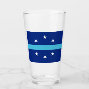 Vlag van Anaheim (Californië, VS) Glas