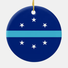 Vlag van Anaheim (Californië, VS) Keramisch Ornament