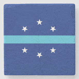 Vlag van Anaheim (Californië, VS) Stenen Onderzetter