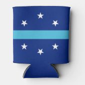 Vlag van Anaheim in Californië Blikjeskoeler (Voorkant)