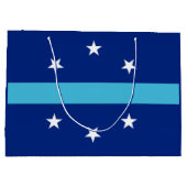 Vlag van Anaheim in Californië Groot Cadeauzakje (Achterkant)