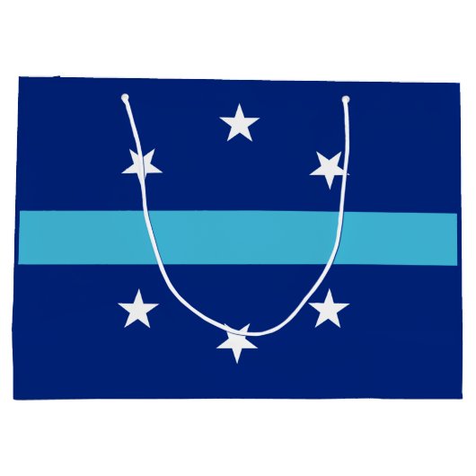 Vlag van Anaheim in Californië Groot Cadeauzakje (Achterkant)