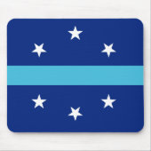 Vlag van Anaheim in Californië Muismat (Voorkant)