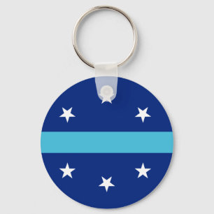 Vlag van Anaheim in Californië Sleutelhanger