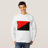 Vlag van anarchisme t-shirt (Voorkant volledig)