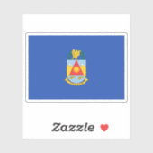 Vlag van Ancash, Peru Sticker (Vel)