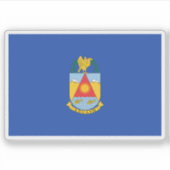 Vlag van Ancash, Peru Sticker (Voorkant)