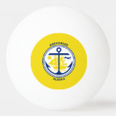 Vlag van Anchorage, Alaska Ping-Pong Ball (Achterkant)