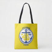 Vlag van Anchorage, Alaska Tote Bag (Voorkant)