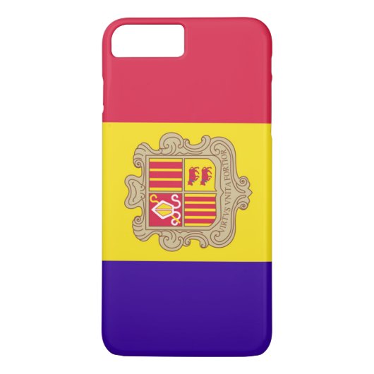 Vlag van Andorra Case-Mate iPhone Case (Achterkant)